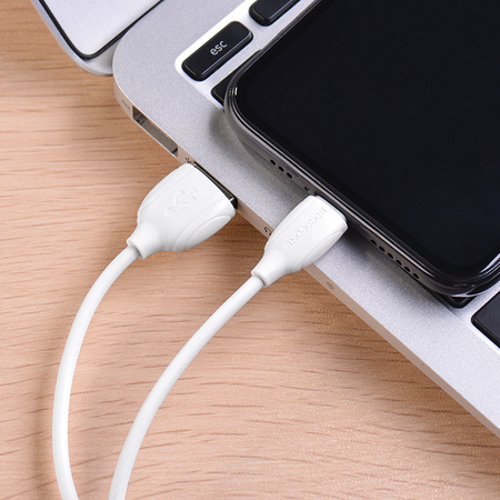 Borofone Kabel BX19 Benefit - USB auf Lightning - 2,4A 1 m weiß