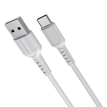 Borofone Kabel BX16 Easy - USB auf Typ C - 3A 1 m weiß