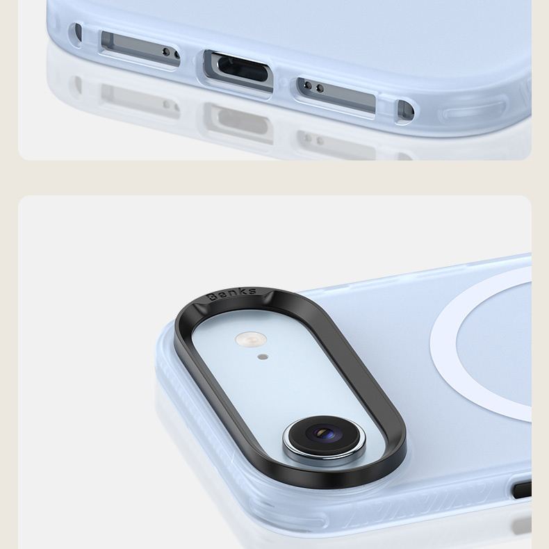Twój iPhone 17 Air dostaje wzmocnione narożniki i smukłą, przejrzystą obudowę - ochronę docenisz dokładnie w sekundzie upadku.