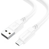 Borofone Kabel BX81 Goodway - USB na Micro USB - 2,4A 1 metr biały