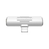 Borofone Adapter BV7 Audio - Lightning auf Lightning + Klinke 3,5mm - weiß