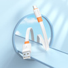 Borofone Kabel BX89 Union - USB na Micro USB - 2,4A 1 metr biało-pomarańczowy