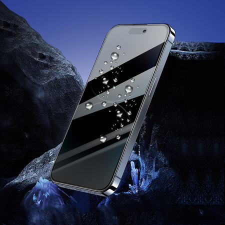 Borofone Hartowane szkło BF7 Diamond Armor Full Screen Anti-spy do Iphone 14 Pro - 10 sztuk