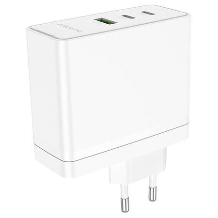 Borofone Netzladegerät BN11 Imperial - USB + 2×Typ C - QC 3.0 PD 100W weiß
