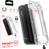 Hartowane szkło Tel Protect Dust-Free Easy Fit Privacy Full Glue 6D do Iphone 16 czarne - 2 sztuki