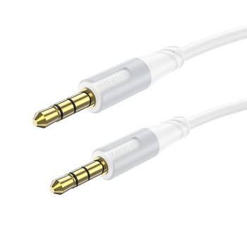 Borofone Kabel BL19 Creator - jack 3,5mm na jack 3,5mm - 1 metr biały