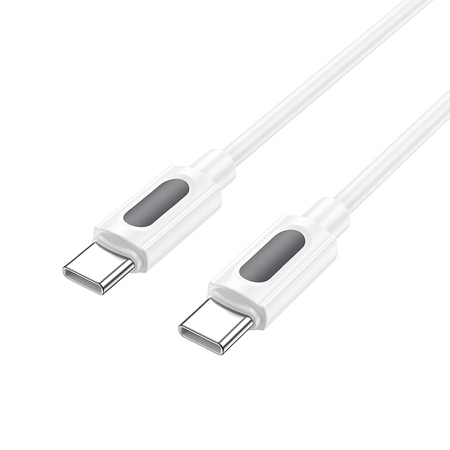 Borofone Kabel BX114 Structure - Typ C na Typ C - PD 60W 3A 1 metr biały