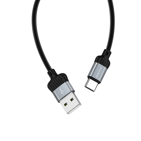 Borofone Kabel BX28 Dignity - USB na Typ C - 2,4A 1 metr szary