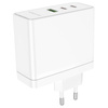 Borofone Netzladegerät BN11 Imperial - USB + 2×Typ C - QC 3.0 PD 100W weiß