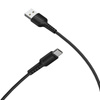 Borofone Kabel BX16 Easy - USB auf Typ C - 3A 1 m schwarz