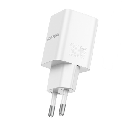 Borofone Netzladegerät BN13 Safety GaN - Typ C - PD 30W weiß