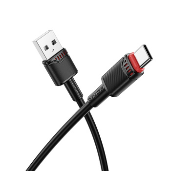 Borofone Kabel BX110 Beneficio - USB auf Typ C - 3A 1 m schwarz