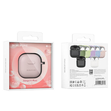 Borofone Słuchawki Bluetooth TWS BW29 Charm Różowe