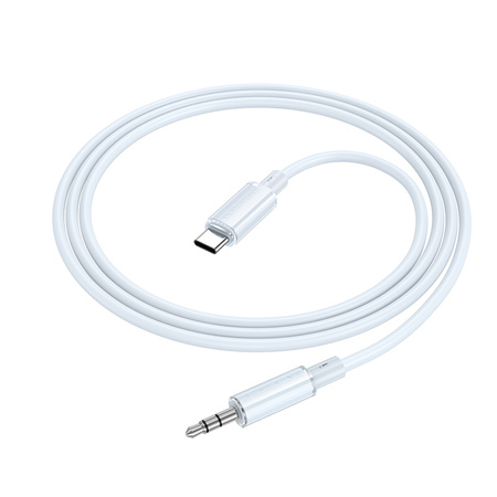 Borofone AUX-Kabel BL21 Lemon - Typ C auf Klinke 3,5mm - 1 m blau