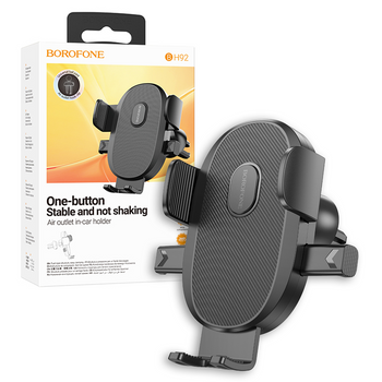 Borofone Uchwyt Samochodowy BH92 Grand do kratki czarny
