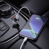 Borofone Ładowarka samochodowa BZ15 Auspicious - 2xUSB - 2,4A z kablem USB na Lightning biała