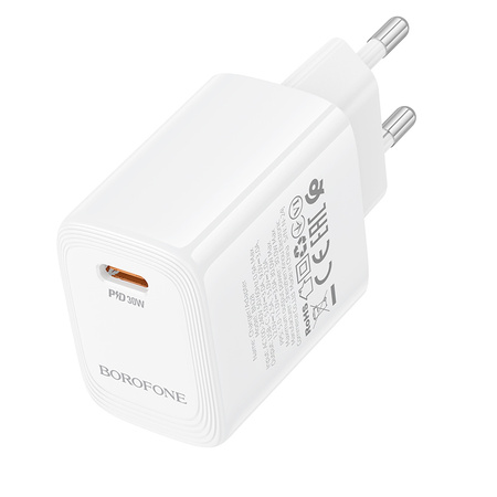 Borofone Netzladegerät BN28 Fuente - Typ C - PD 30W weiß