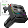 Borofone FM-Transmitter BC60 Hero MP3, Bluetooth - 2×USB + Typ C - PD 20W schwarz