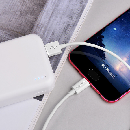 Borofone Kabel BX22 Bloom - USB na Micro USB - 2,4A 1 metr biały