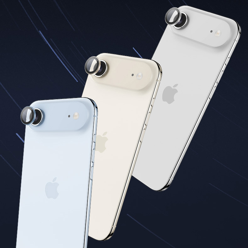 Jedna rysa na obiektywie psuje każde zdjęcie - te szybki trzymają aparat Twojego iPhone 17 Jasnoniebieskie jak nowy.