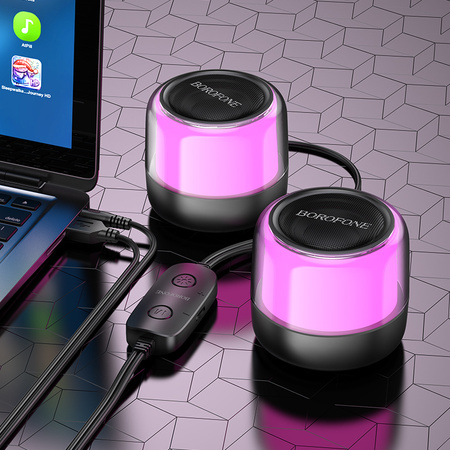 Borofone Głośnik Bezprzewodowy Bluetooth BP12 Colorful Stereo 2 w 1 (2 sztuki)