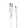Borofone Kabel BX51 Triumph - USB na Typ C - 3A 1 metr biały