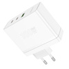 Borofone Netzladegerät BN11 Imperial - USB + 2×Typ C - QC 3.0 PD 100W weiß