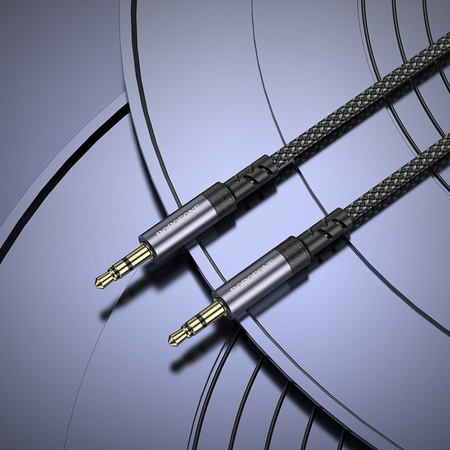 Borofone Kabel AUX BL24 Graceful - Typ C na jack 3,5mm - 1 metr czarny