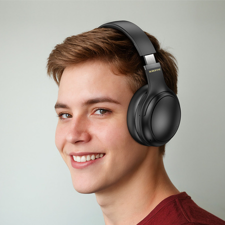 Borofone Over-Ear-Kopfhörer BO29 Fascinador Bluetooth schwarz