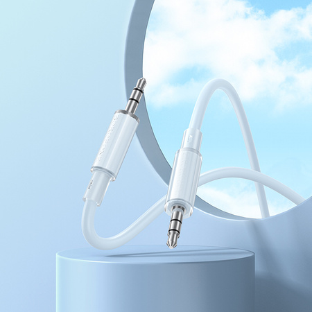 Borofone Kabel AUX BL21 Lemon - jack 3,5mm na jack 3,5mm - 1 metr niebieski