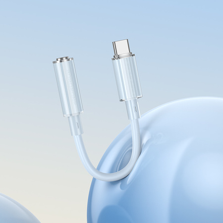Borofone Adapter BV22 Lemon - Typ C auf Klinke 3,5mm (DAC) - hellblau