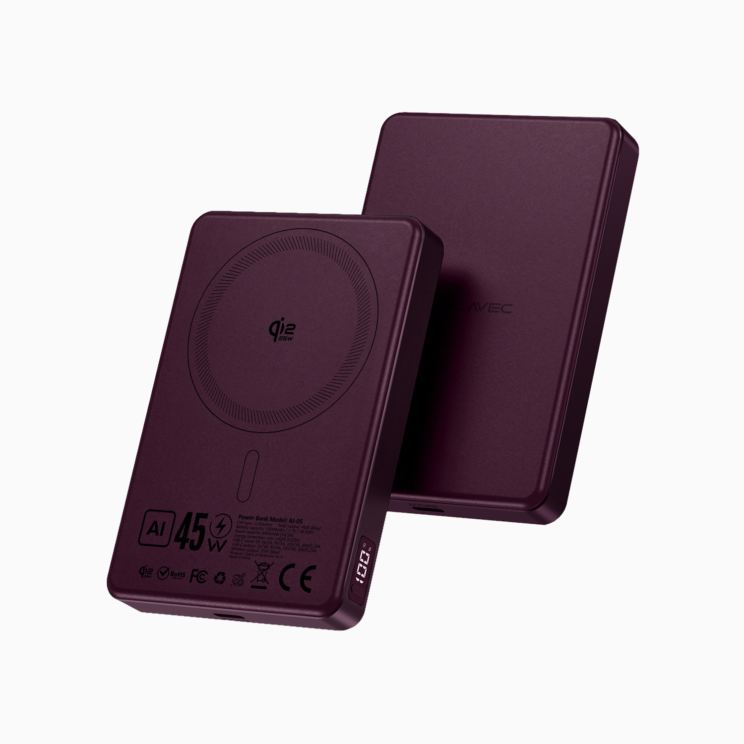 Blavec BJ-05 Ultra Fast 10000 mAh – fioletowy