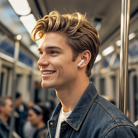 Borofone Słuchawki Bluetooth TWS FQ7 Treasure ANC+ENC czarne