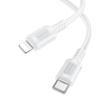 Borofone Kabel BX111 Feliz - Typ C auf Lightning - PD 27W 1 m weiß