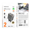 Borofone Ładowarka sieciowa BN21 Lena - 2xTyp C - PD 40W szara