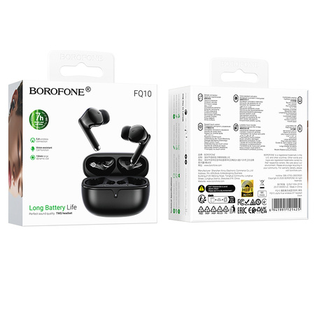 Borofone Słuchawki Bluetooth TWS FQ10 Joyful czarne