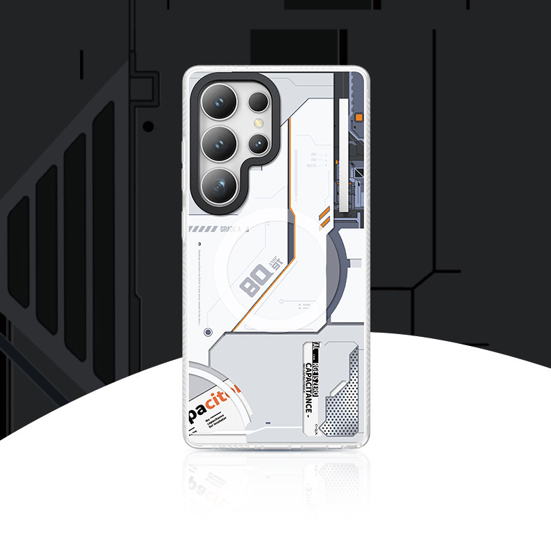 Twój Samsung Galaxy S25 Ultra zostaje widoczny w całej okazałości, a mimo to jest chroniony - to etui znika na telefonie, nie Twój design.