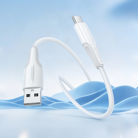 Borofone Kabel BX119 New - USB auf Typ C - 3A 1 m weiß