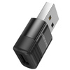 Borofone Adapter BV18 - USB auf Typ C - schwarz