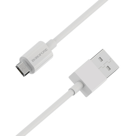 Borofone Kabel BX22 Bloom - USB na Micro USB - 2,4A 1 metr biały