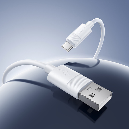 Borofone Kabel BX123 Leya - USB na Typ C - 36W 3A 1 metr biały