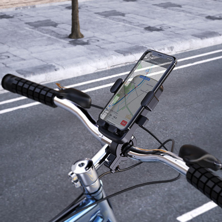 UCHWYT ROWEROWY MOTOCYKLOWY BOROFONE NA TELEFON STABILNY FUNKCJONALNY