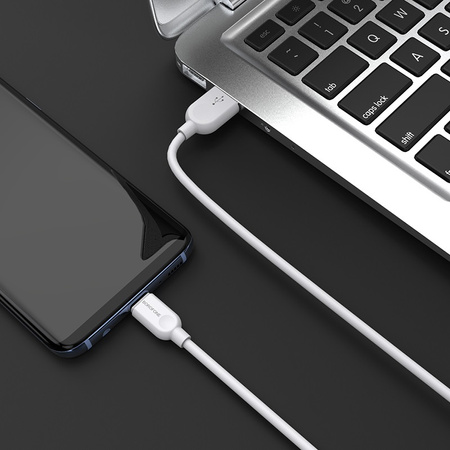 Borofone Kabel BX14 LinkJet - USB auf Typ C - 3A 1 m weiß