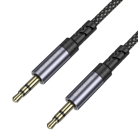 Borofone Kabel AUX BL24 Graceful - Typ C na jack 3,5mm - 1 metr czarny