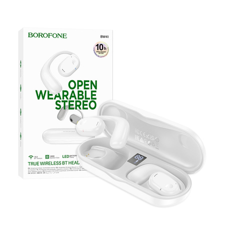 Borofone Słuchawki Bluetooth TWS BW41 Prestige Białe