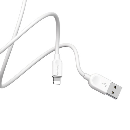 Borofone Kabel BX14 LinkJet - USB auf Lightning - 2,4A 1 m weiß
