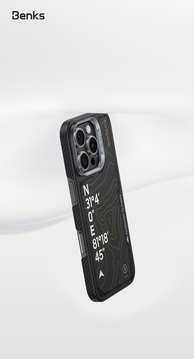 Die Benks Hülle am iPhone 16 Pro