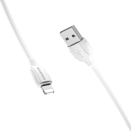 Borofone Kabel BX19 Benefit - USB na Lightning - 2,4A 1 metr biały