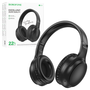 Borofone Over-Ear-Kopfhörer BO29 Fascinador Bluetooth schwarz