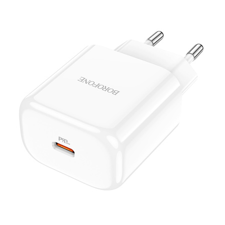 Borofone Netzladegerät BN3 Premium - Typ C - QC 3.0 PD 2.0 20W weiß